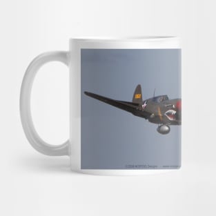 P-40E Warhawk fly-by Mug